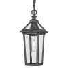 Klasyczna Czarna Lampa Wisząca Ogrodowa ZURICH P01623BK COSMO LIGHT